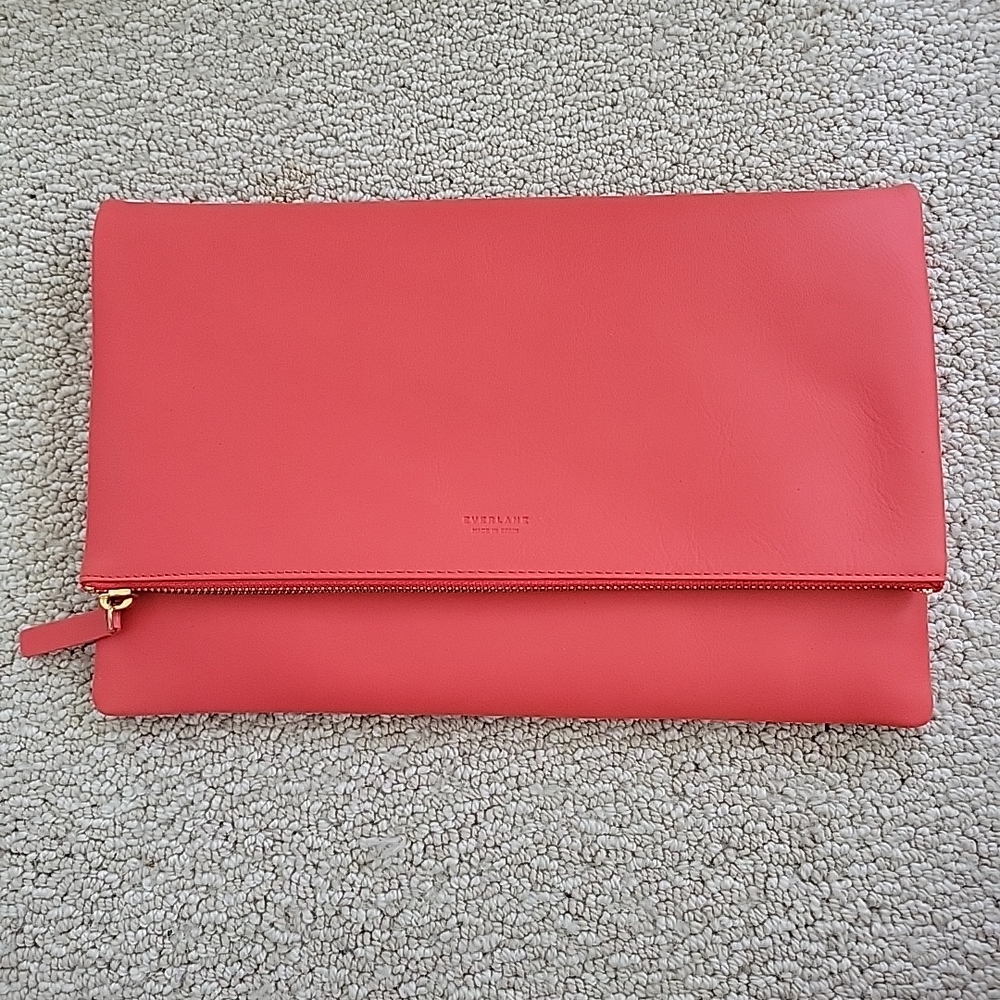 Everlane Red Foldover Clutch - Picture 2 of 11